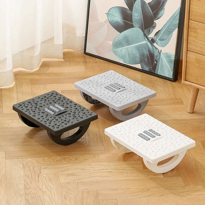 Ergonomic Rocking Under Desk Footrest Non Slip Adult Foot Rest Pedal for Office Home Under Desk Foot Stool