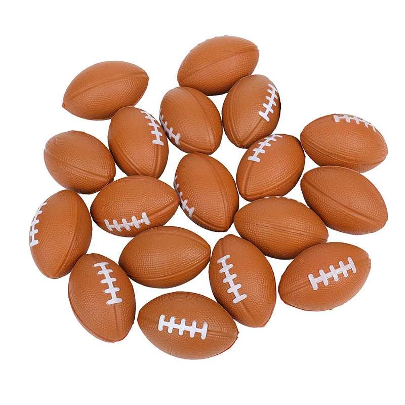 5/10/20Pcs Squeeze Ball Toys Sports Theme Kids Birthday Party Favors Goodie Pinata Filler Anti Stress Soccer Basketball Gifts