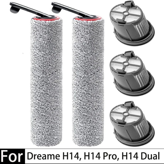 Dreame H14 Dual / H14 Pro / H14 / H20 Pro Plus / H20 Ultra / H30 Ultra Vacuum Cleaner Roller Hepa Filter Accessories