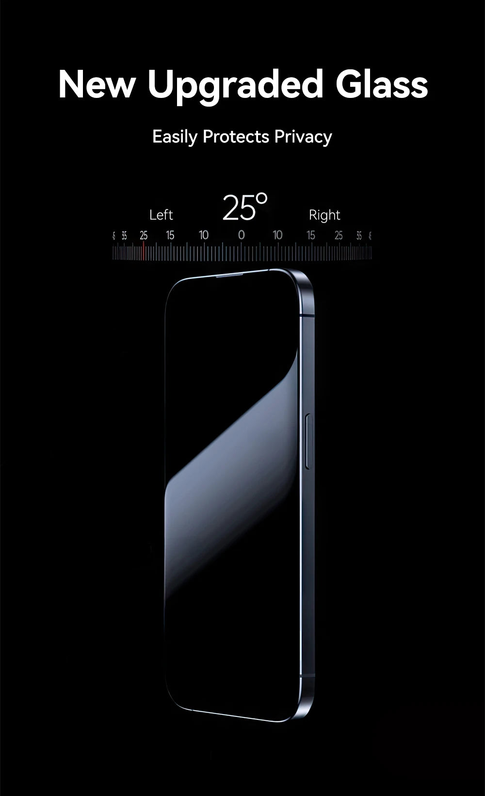 Joyroom 1/2 sztuki Do iPhone'a 17 Pro Max Szkło Antyszpiegowskie Ochronne Szkło Prywatyzujące Do iPhone'a 17 Pro 17 Air Szkło Hartowane