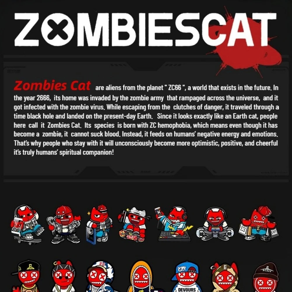 Zombies Cat Real Time Ai Translator Headphone Alloy Mecha Bluetooth 6.0 Earphone Immersive Stereo TWS Wireless Earbuds with APP