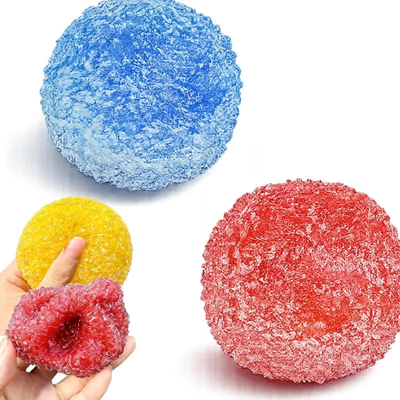 Slushy Bayberry Shapeable Stress Squeeze Ball Non‑Rebound Squishy Fidget Toy ASMR Rustling Sound Anti‑Stress Decompression Toy
