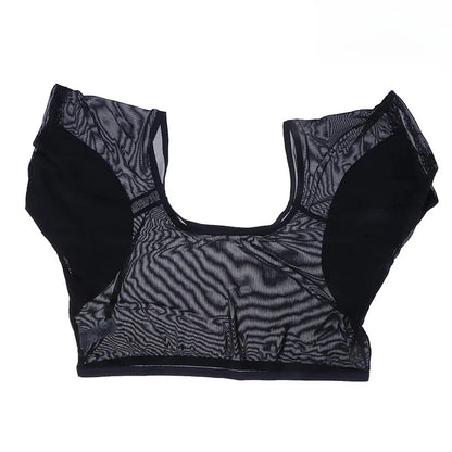 1PC T-shirt Sweat Pads Underarm Sweat Vest Armpit Perspiration Guards Sweat Proof Shirt Washable Sweat Protector for Women Girls