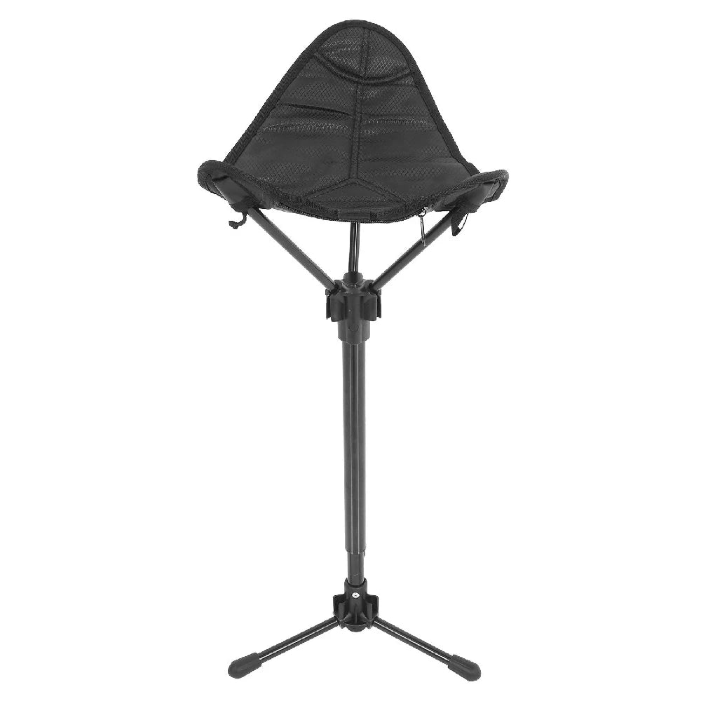 Mini Portable Telescopic Stool - One Leg Triangle Fishing Chair, Ideal for Outdoor Camping, Travel, Queuing & Beach Activities