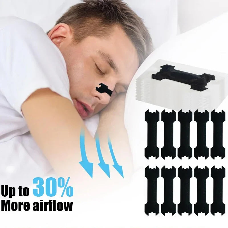 Extra Strength Nose Strips 60/30/10PCS Set for Better Sleeping Anti-Snoring Nasal Strips Relief Nose Congestion
