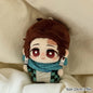 Demon Slayer Figure Anime Plush Doll Fans Gift Q Version Toy Gifts Kamado Nezuko Keyrings Cartoon Character Keychains Bag Charms