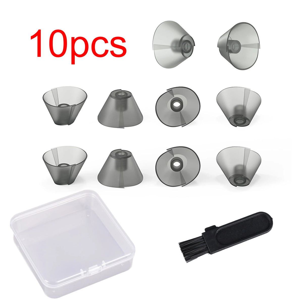 Hearing Aid Tulip Domes for Resound Sure Fit Standard Receiver Replacement Semi Open Earbuds(10pcs)