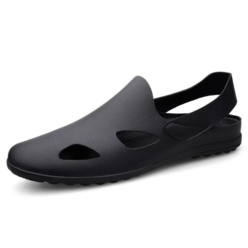 New summer general Doudou men's shoes outdoor lazy one-pedal men's daily casual leather shoes driving shoes