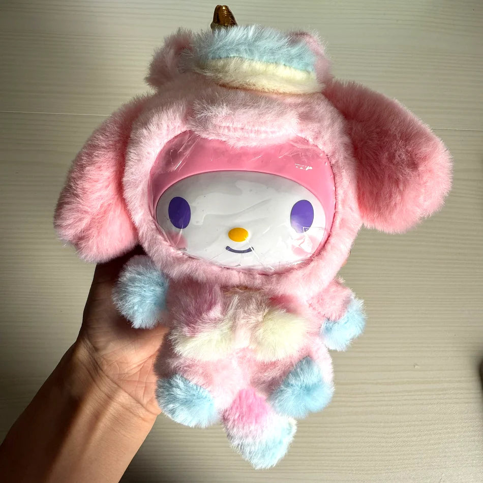 New Dream Unicorn Series Vinyl Plush Doll Blind Box Cute Cartoon My Melody Kuromi Pendants Bag Ornament Toys Mystery Gifts