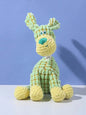 Plush Knotted Pet Chew Toy With Squeaker For Dogs And Cats Soft Durable Interactive Stuffed Animal