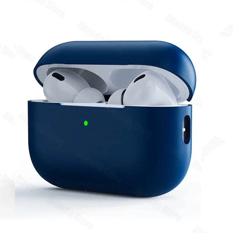 Dla AirPods Pro 2 Etui Płynny Silikon Pokrowiec Na AirPods 3 Pro 2 Etui Miękkie Słuchawki Ochronne Funda dla AirPod Pro 2 Pro2 Pokrowiec