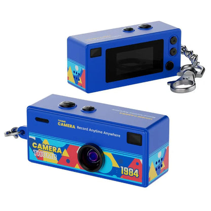 1080p Mini Thumb Camera Keychain Portable Video Camcorder Memory Card Support with Flash for Party Event Decoration Prop