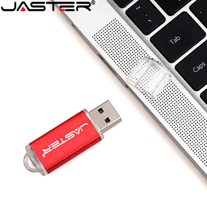 JASTER Nowy pendrive USB 2.0 64GB z brelokiem 32GB 16GB 8GB 4GB pamięć flash 9 kolorów Kreatywny dysk U do laptopa