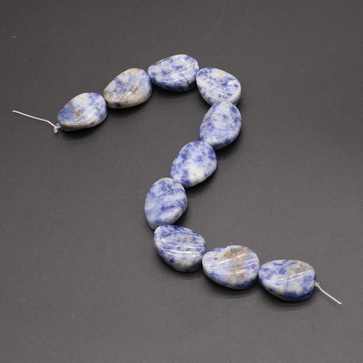 Natural Blue Turquoise Beads Faceted Natural Rose Quartzs Loose Spacer Beaded for Women DIY Jewerly Necklace Bracelet 19x14mm