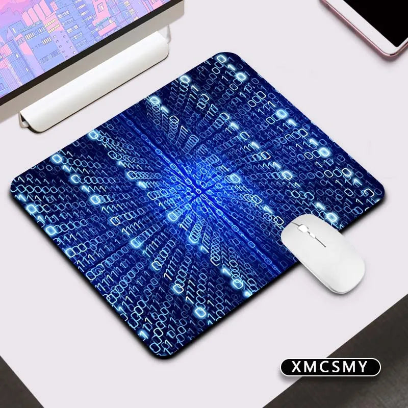 Matrix Binary Code Keyboard Pad Mouse Deskmat Computer Mat Pc Gaming Accessories Mousepad Gamer Mausepad Mats Cabinet Mause Pads