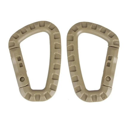 1-10Pcs Military tactical carabiner Clips Accessories D-Ring Buckle Mountaineering Carabiner Backpack Hanging Key Outdoor gadget