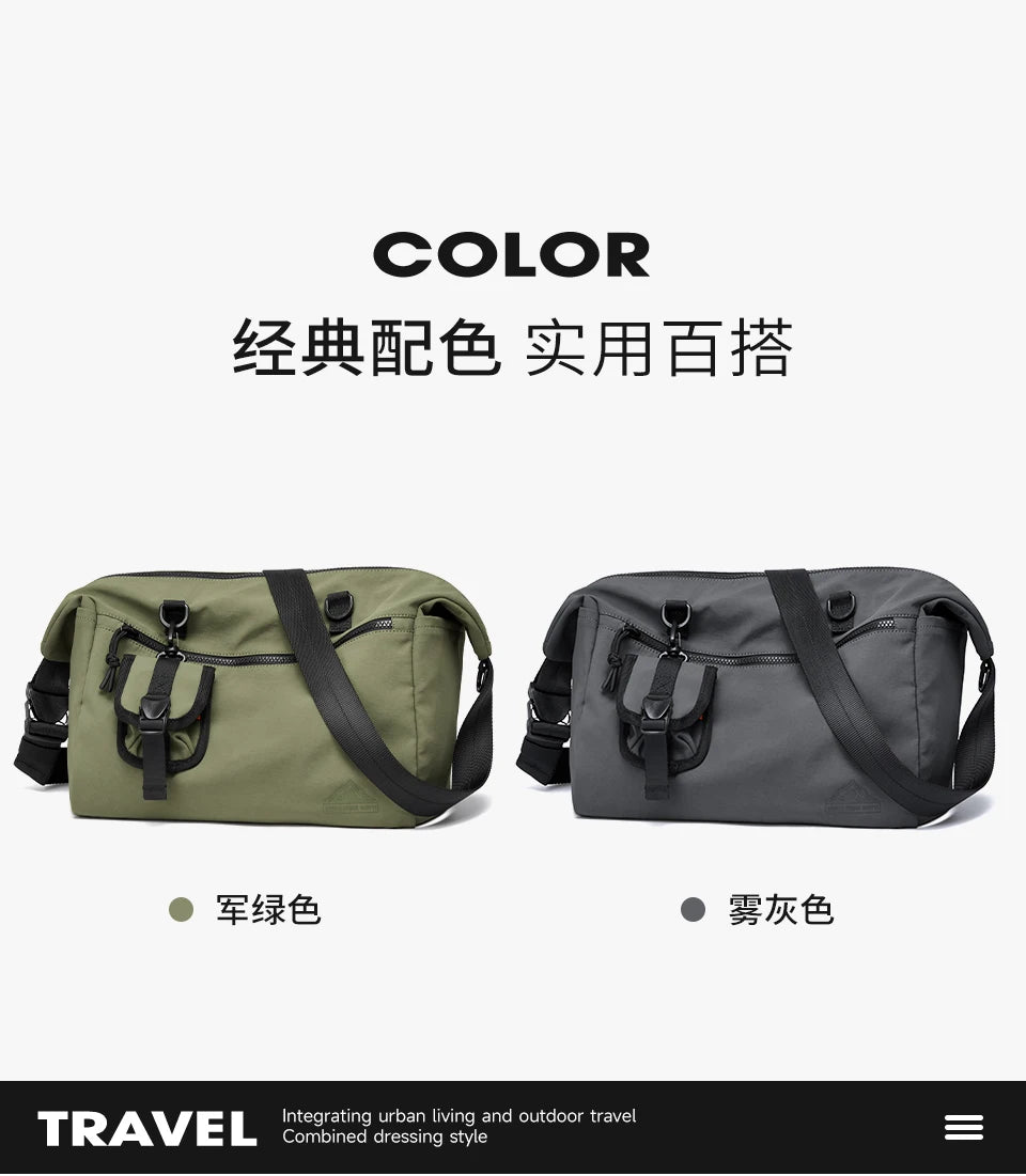 MOYYI INS Korean Style Men Messenger Bags Women Travel Casual Large Hobo Bag Waterproof Nylon Laptop Crossbody Shoulder Bag