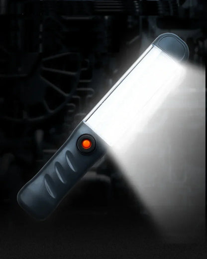 LED Handheld Flashlight Work Light USB Rechargeable Strong Light Lantern Torch Work Lamp with Magnet Hook Workshop Repair Lights