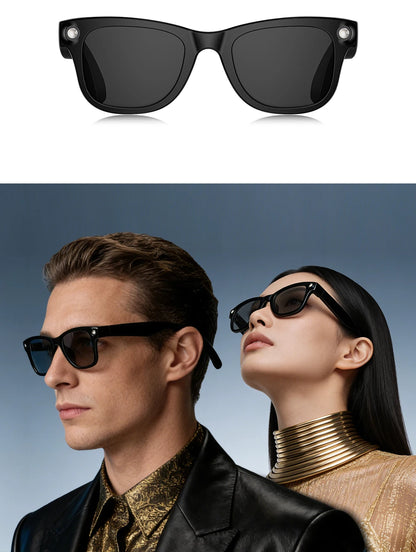 HD Camera Smart Glasses For Women Men Simultaneous Translation Eyewear Flashlight Audio And Video Recording Eyeglasses Music