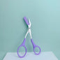 Eyebrow Trimming Scissors Professional Built-in Comb Stainless Steel Non-Slip Brow Shaper Hair Removal Beauty Tool for Men Women
