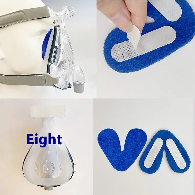 **4PCS Nasal Pads For CPAP Mask Universal Nose Pad Sleep Apnea Comfort Pad Anti Wrinkle Ventilator Pad Nasal Strip Accessory