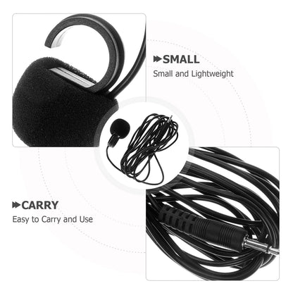 Universal Connector Pickup Microphone Flute Mic Clip Lapel Microphone Portable Audio Video Consumer Electronics