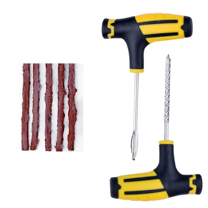 Tire Repair Strips Tubeless Rubber 100/5 Pcs (One piece is equal to five sticks.) Motorcycle and Bike Tyre Puncture Repair.