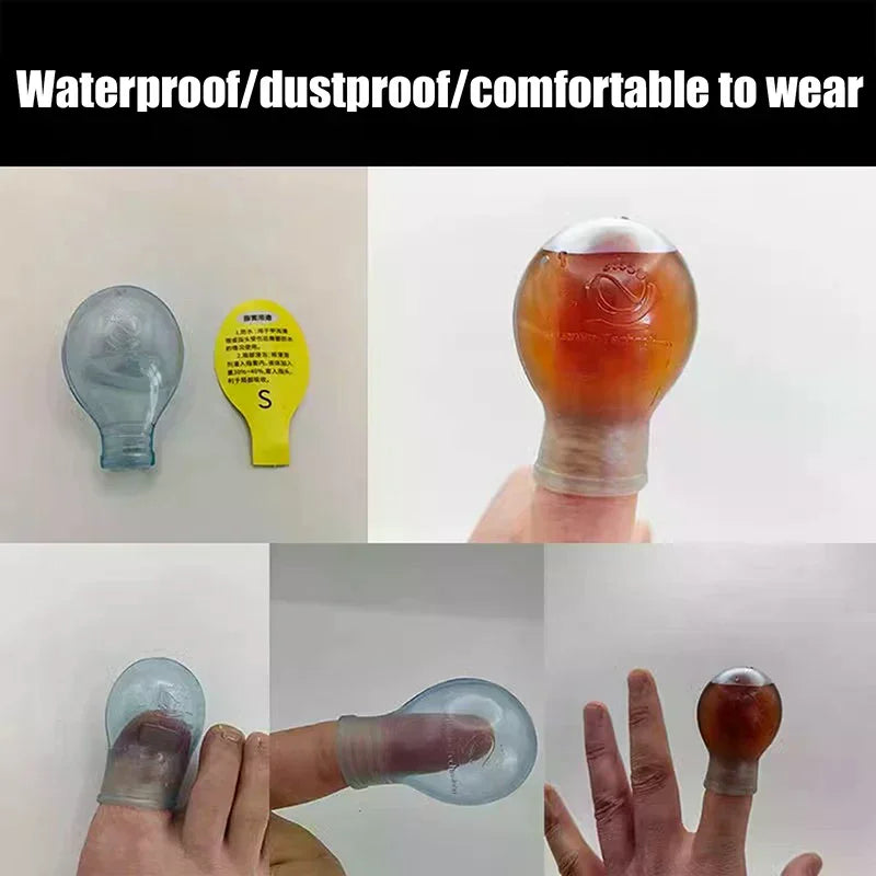 Tool Soak Potion Finger Cots for Toe and Injuries Wound Shower Waterproof Protective Cover Foot Care Men Women