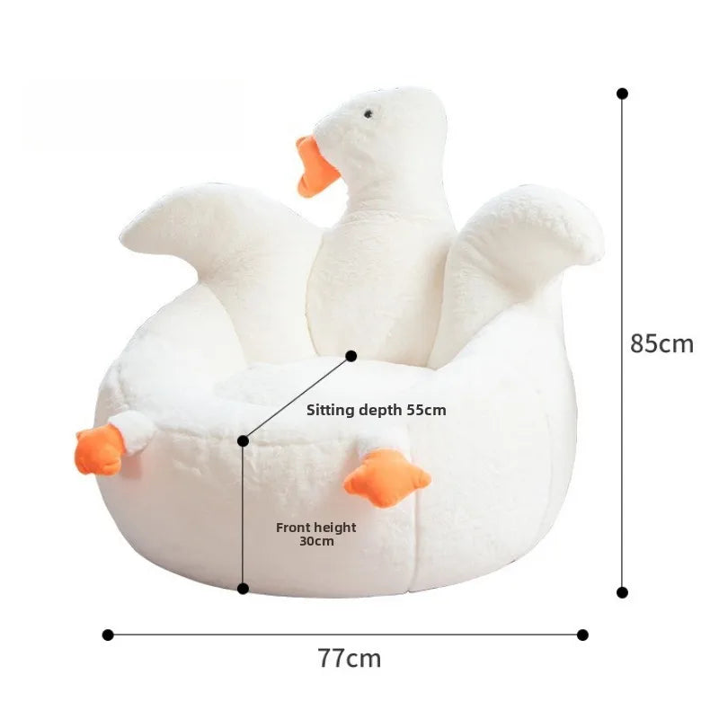creative cute bean bag sofa goose-shaped design soft portable sofa single lightweight couch wohnzimmer living room furniture