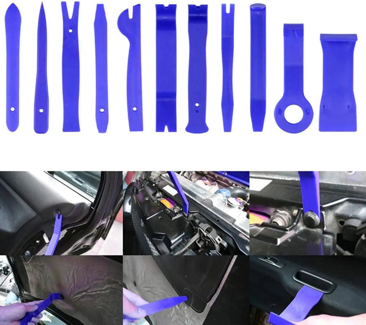 Car Trim Removal Tool Set for Car Audio Dash Door Panel Window Molding Auto Clip Pliers Fastener Remover Pry Tool Kit