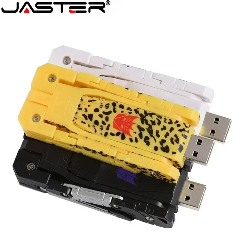 Transformers Pen Drive 128GB Real Capacity U Disk Memory Stick Creative Gift Flash Drives 64GB 32GB 16GB for Children USB Stick