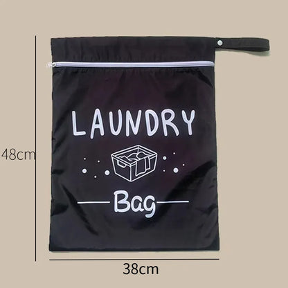 Portable Dirty Clothes Storage Bag Laundry Bags Oxford Waterproof Storage Pouch For Swimming Fitness Beach Clothes Organizer Bag