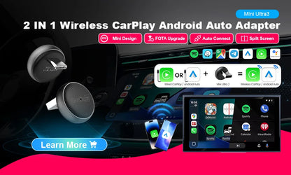 CarlinKit Wireless Carplay TV Box Smart 8+128G Android Auto AI Box  HDMI Output Android 13 Video Adapter For Youtube Kia IPTV