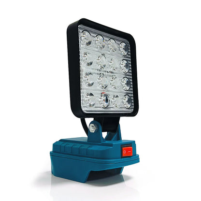90W LED Work Light for Makita 18V Battery LED Spotlight -9000LM Cordless Jobsite Flood Light Construction Work Light USB Charger