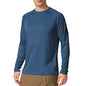 Nheals UPF 50+ Long Sleeve T-shirt Men's UV Sun Protection Quick Dry Breathable Sunscreen T-shirt Hiking Fish Performance Tops
