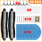 Compatible For iLife A30 Pro Robot Vacuum Cleaner Replacement Parts Kit Main Brush Side Brush HEPA Filter Mop Cloth Dust Bag