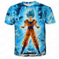 Anime Dragon Ball Son Goku 3D Print Kids T Shirt Summer Fashion Casual T-shirt Boy Girl Unisex Children's Clothing Tshirt Tops