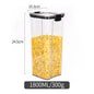 Kitchen Sealed Jars Large Capacity Grain Organizer Plastic Sealed Tank Moisture-proof Kitchen Storage Box Seasoning Jars Set New
