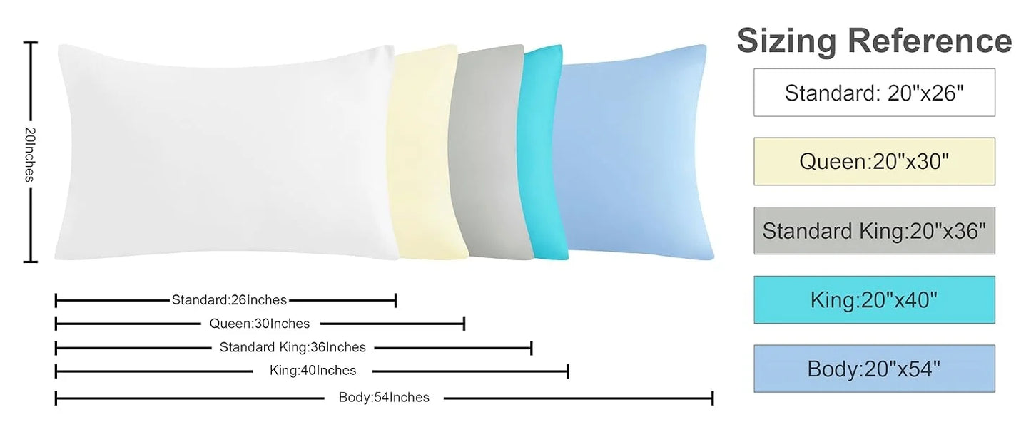 2Pcs Pack Microfiber Pillowcases Solid Color, Envelope Closure, Machine Washable, Woven Fabric, for Bedroom, Living Room