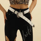 New Black Fashion Retro Rivet Belt Women's Fashion Personality High-End with Jeans Belt Trend Style Women Belt