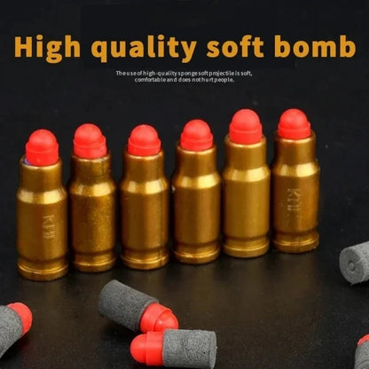 Newest 18 Shell Ejecting Pistol Soft Bullet Toy Gun Children Armas Shoot Outdoor Game Boys Gift
