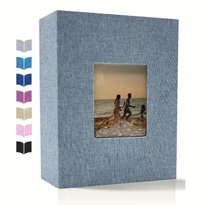 Linen large Photo Album Scrapbook 200/300/600 Pockets for 4x6 Photos Slip-in memory books Wedding Baby Family Anniversary Photo