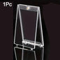 1-10Pcs Clear Card Holder Magnetic Holder Trading Cards Protectors Hard Plastic Sleeves Display Baseball Sports Standard Card