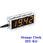 Colorful DIY Digital Clock Kit Display Date Week Temperature Alarm Soldering Project Learning Practice Solder Diy Electronic Kit