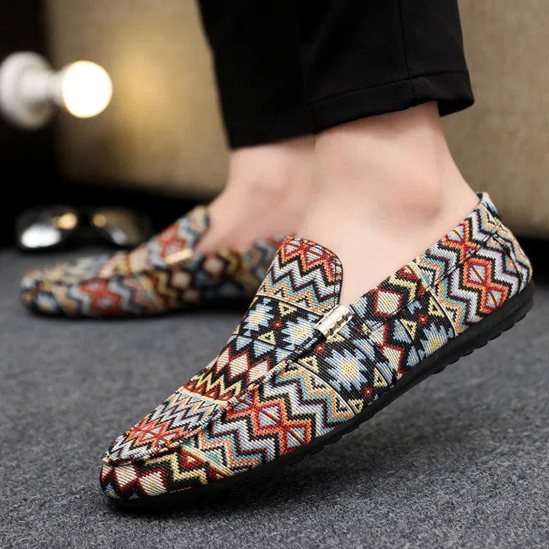Summer Slip-on Shoes Man Loafers Comfortable Breathable Men's Casual Shoes Lightweight Flat Designer Shoes For Men Lazy Shoes