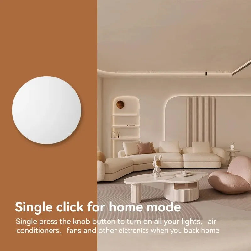 Works with Tuya Zigbee Smart Wireless Scene Button Switch Remoter Multi-scene Linkage Support Alexa Goolge Home Voice Assitant