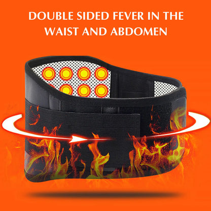 Self Heating Lumbar Back Support Wrap Adjustable Protective Waist Wraps For Unisex Arthritis Joint Pain Relief Injury Recovery