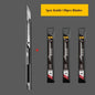 Deli Retractable Office Use Utility Knife High Carton Steel 9mm 30 Degree Blade Box Cutter Self-Locking Design Cutting Knives