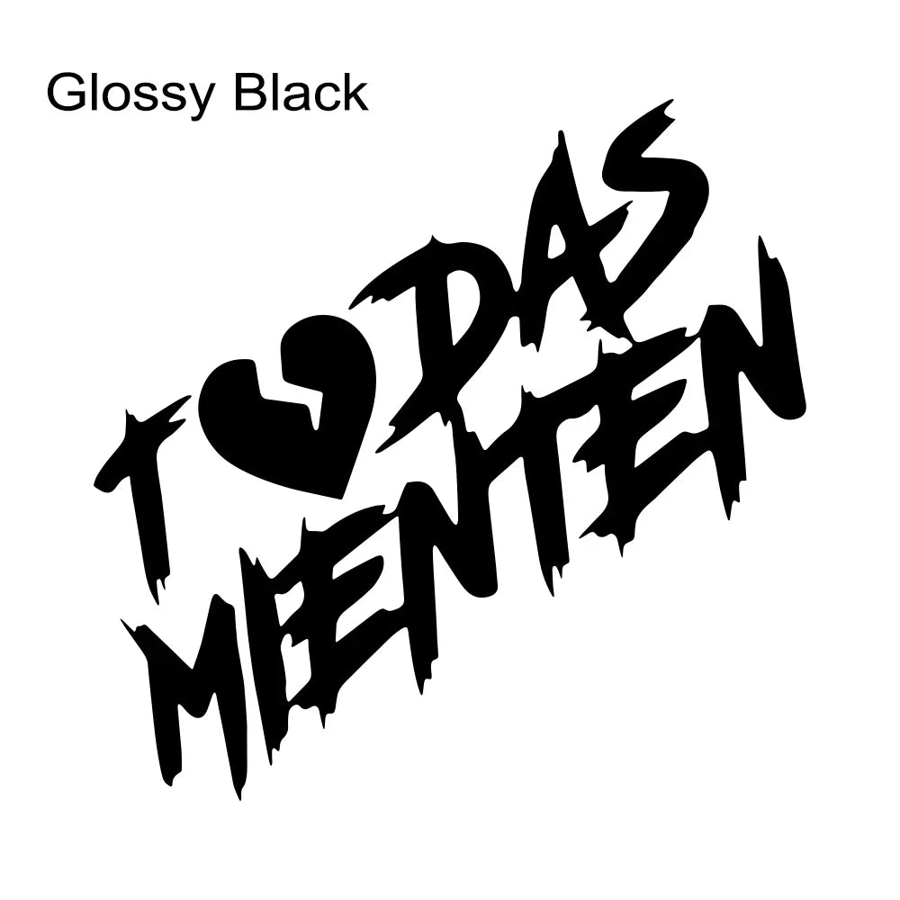 Funny TODAS MIENTEN Car Body Stickers Vinyl Waterproof Automobiles Side Door Window Tank Decals Decoration Styling Accessories
