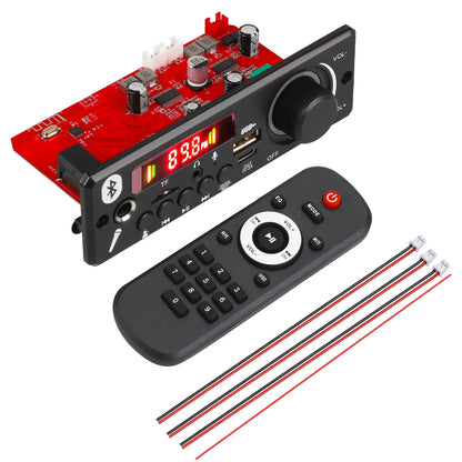 160W Amplifier Bluetooth MP3 WMA  APE Decoder Board 12V 40W Handsfree Car Audio Microphone USB TF FM Radio DIY Mp3 Music Player